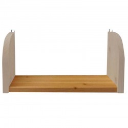 Hängeregal Bücherbord-Set, 3 bestellen direkt vom Hersteller Wandregale deutschen online Holz Breite cm, 35 massiv
